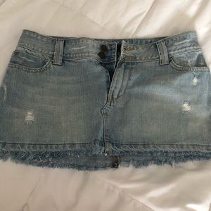 Hollister Jean skirt